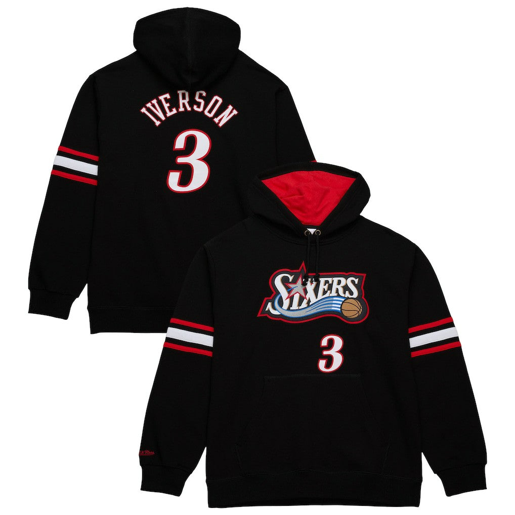 NBA Allen Iverson Philadelphia 76ers Name & Number Pullover Hoodie