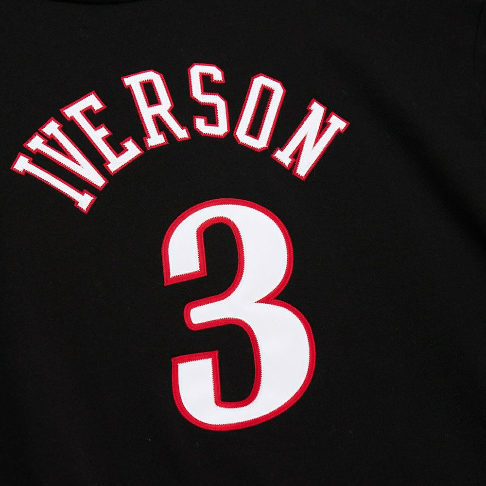 NBA Allen Iverson Philadelphia 76ers Name & Number Pullover Hoodie