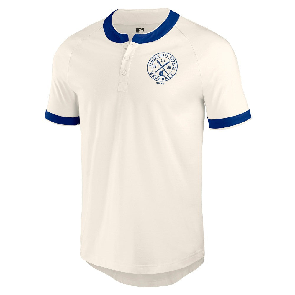 MLB Kansas City Royals Darius Rucker Collection by Fanatics Henley Raglan T-Shirt