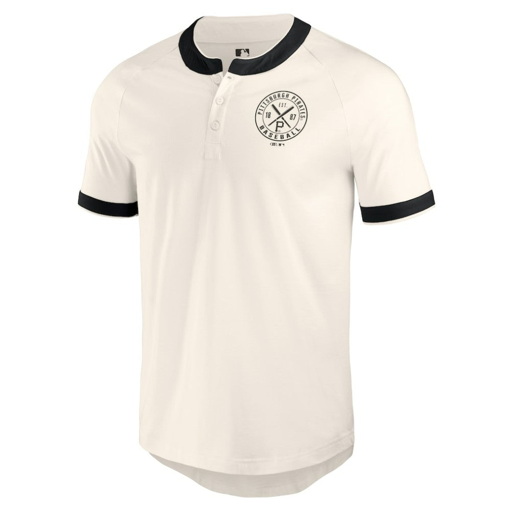 MLB Pittsburgh Pirates Darius Rucker Collection by Fanatics Henley Raglan T-Shirt