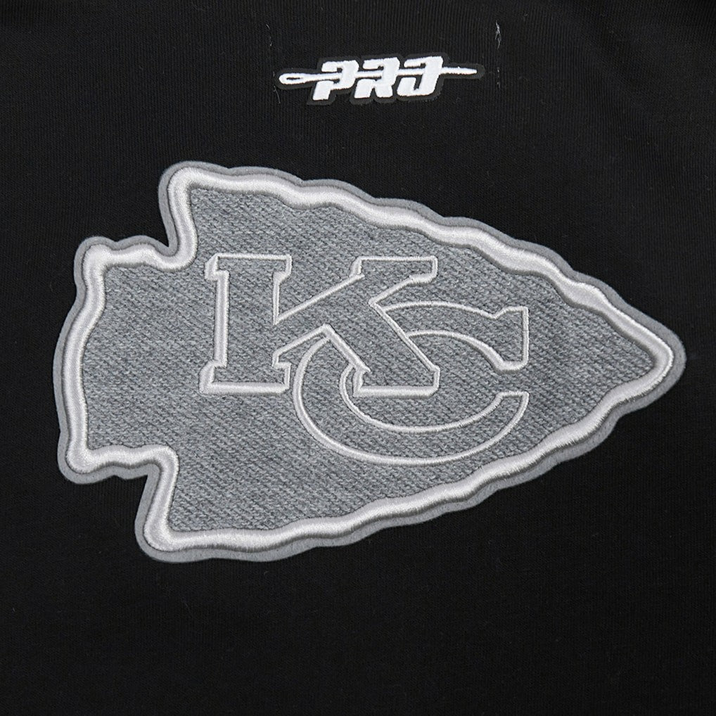 Pro Standard Women's Reverse French Terry Colorblock Full-Zip Hoodie - Kansas City Chiefs
