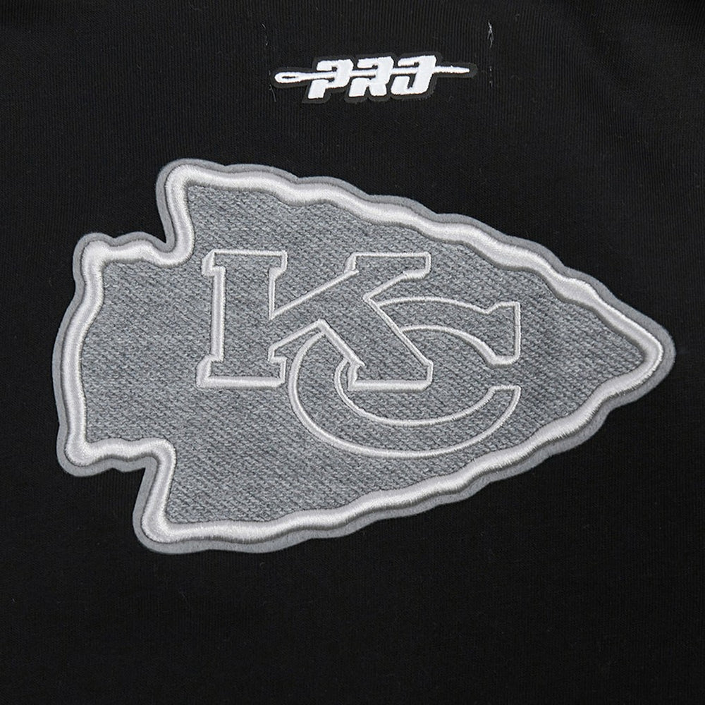 Pro Standard Women's Reverse French Terry Colorblock Full-Zip Hoodie - Kansas City Chiefs
