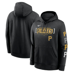 MLB Pittsburgh Pirates Nike Club Stack Pullover Hoodie