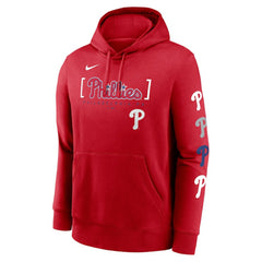 MLB Philadelphia Phillies Nike Club Stack Pullover Hoodie