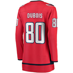 NHL Red Pierre-Luc Dubois Washington Capitals Fanatics Women's Home Premier Breakaway Player Jersey