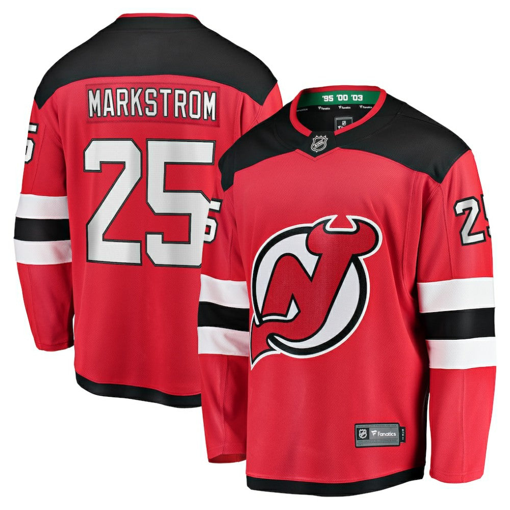 NHL Red Jacob Markstrom New Jersey Devils Fanatics Home Premier Breakaway Player Jersey