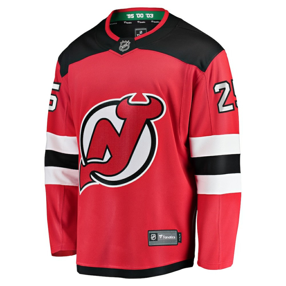 NHL Red Jacob Markstrom New Jersey Devils Fanatics Home Premier Breakaway Player Jersey