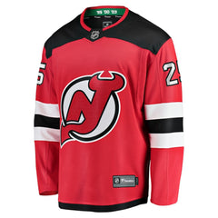 NHL Red Jacob Markstrom New Jersey Devils Fanatics Home Premier Breakaway Player Jersey