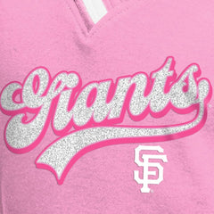 MLB San Francisco Giants New Era Girls Youth Mommy & Me Raglan V-Neck T-Shirt