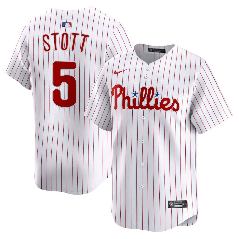 MLB Bryson Stott Philadelphia Phillies Nike Home Limited Player Jersey