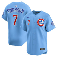 MLB Dansby Swanson Chicago Cubs Nike 2nd Alternate Limited Player Jersey