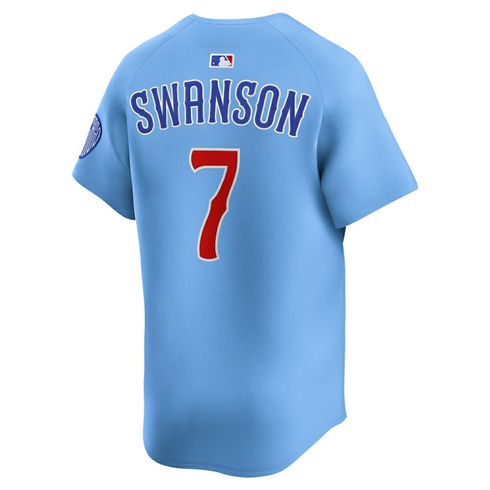 MLB Dansby Swanson Chicago Cubs Nike 2nd Alternate Limited Player Jersey