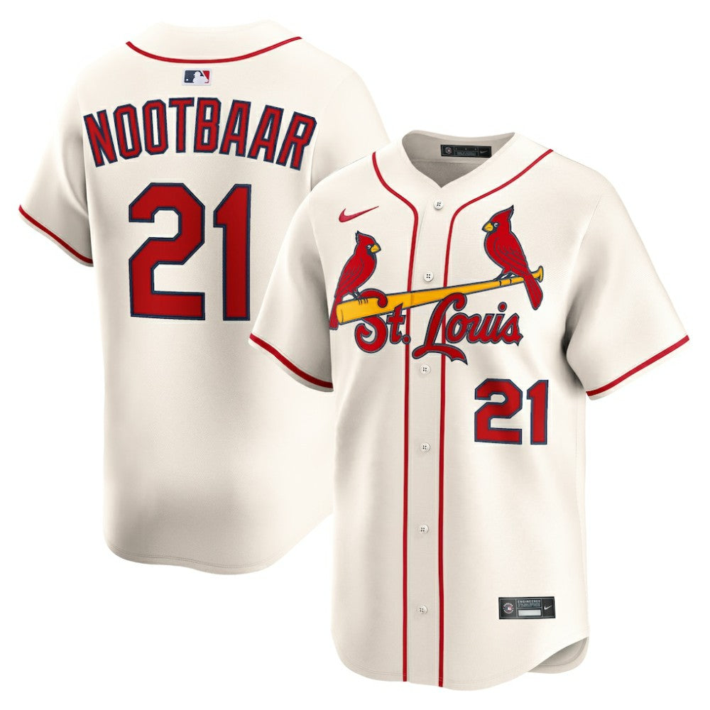 MLB Lars Nootbaar St. Louis Cardinals Nike Alternate 2 Limited Jersey
