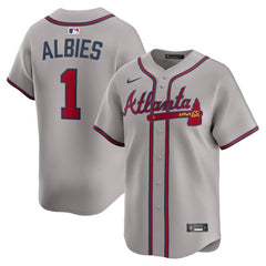 MLB Ozzie Albies Atlanta Braves Nike Road Limited Player Jersey