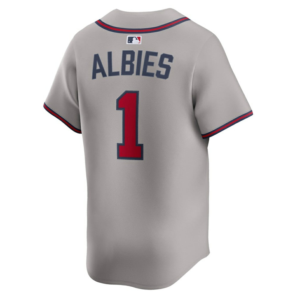 MLB Ozzie Albies Atlanta Braves Nike Road Limited Player Jersey