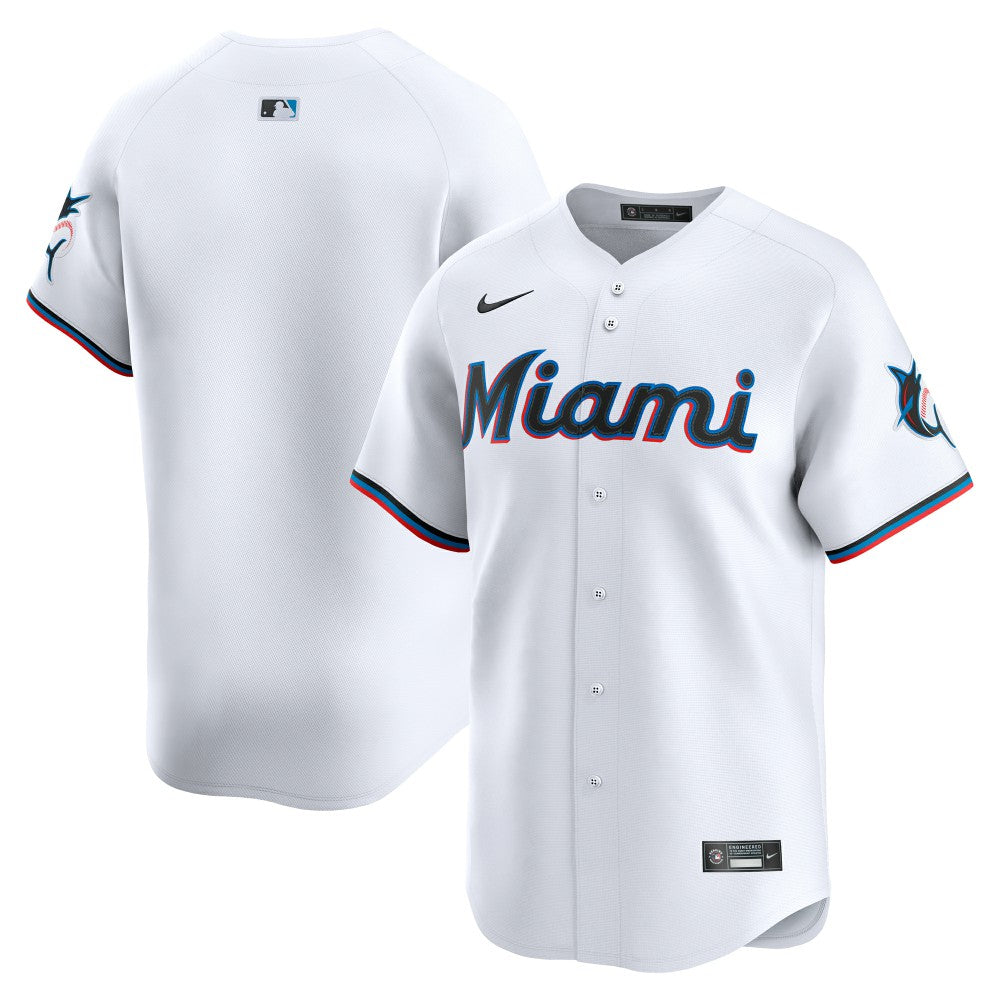 MLB Miami Marlins Nike Home Limited Jersey