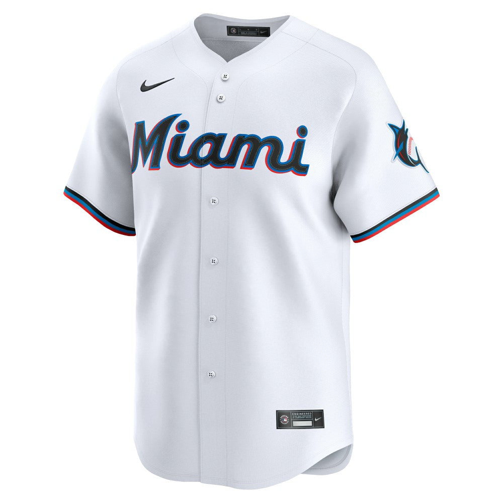 MLB Miami Marlins Nike Home Limited Jersey