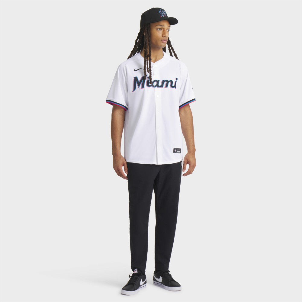 MLB Miami Marlins Nike Home Limited Jersey