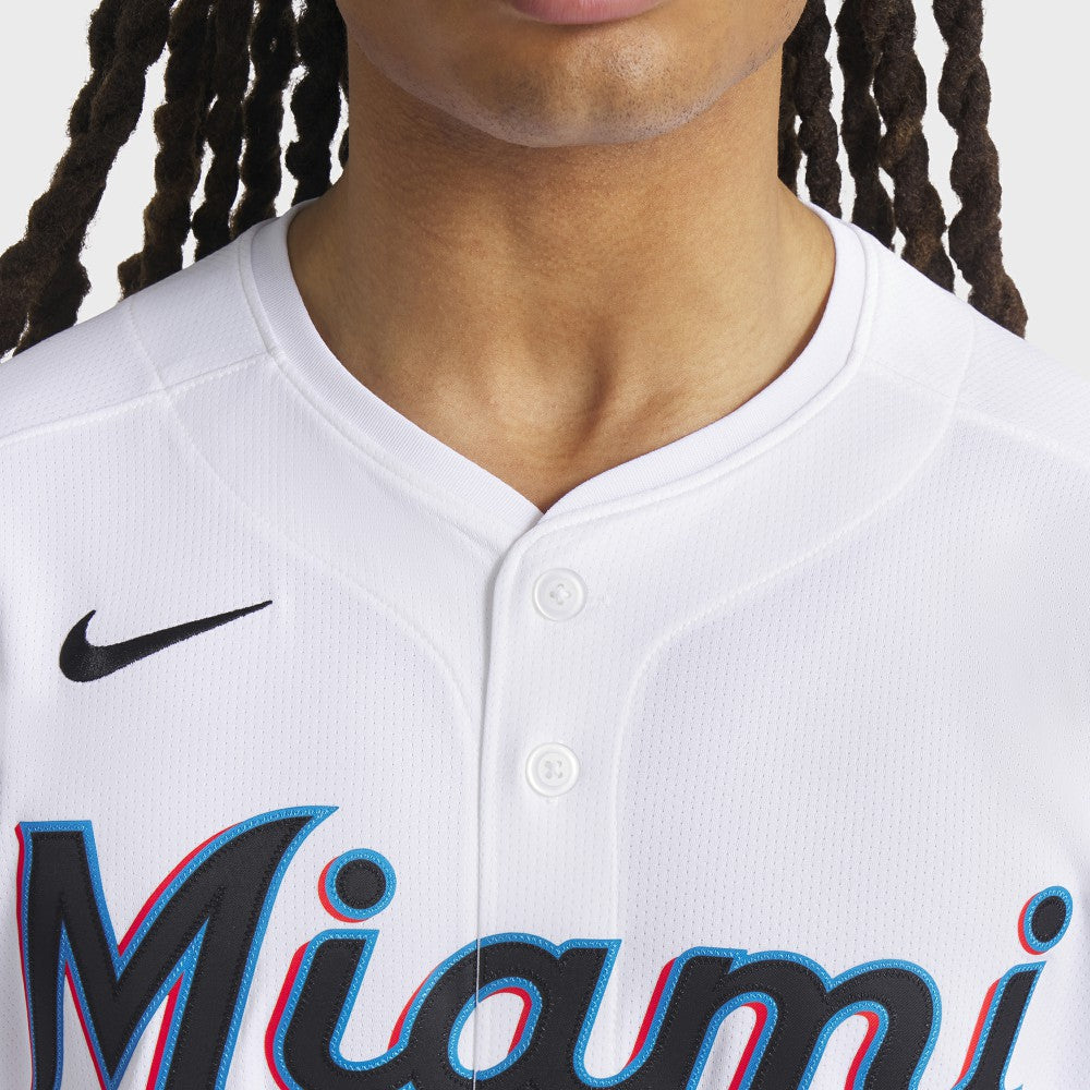 MLB Miami Marlins Nike Home Limited Jersey