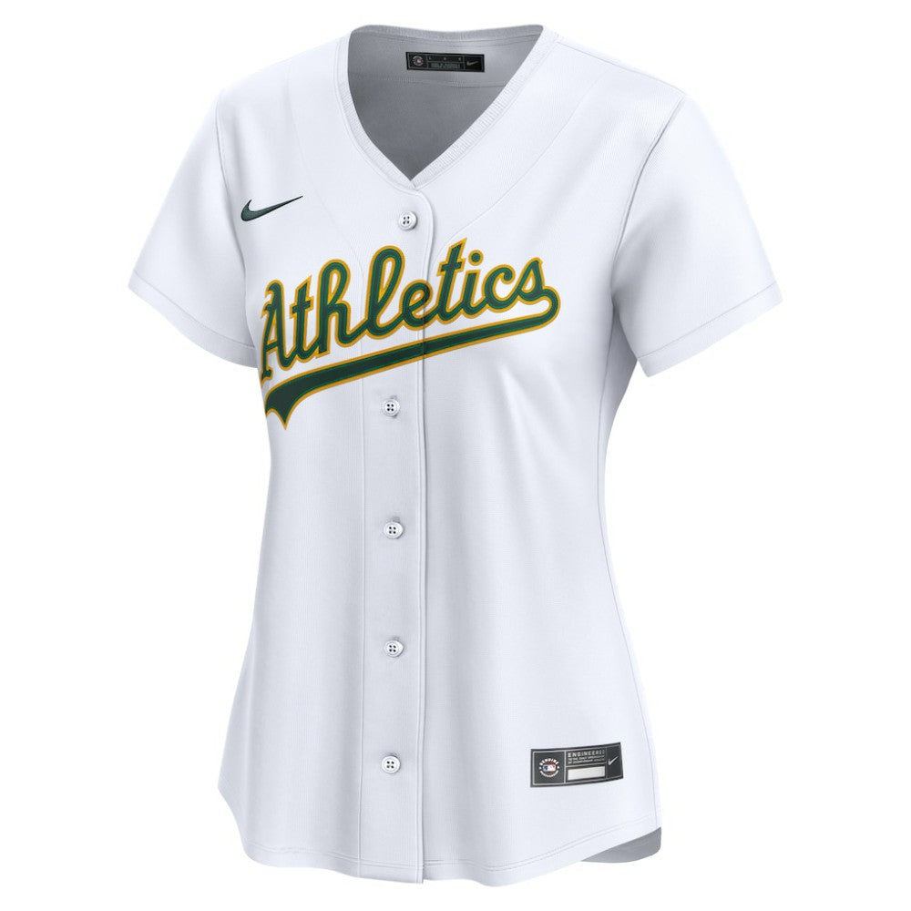 MLB Athletics Nike Women's Home Limited Jersey – White