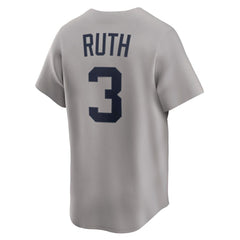 MLB Babe Ruth New York Yankees Nike Throwback Cooperstown Collection Limited Jersey