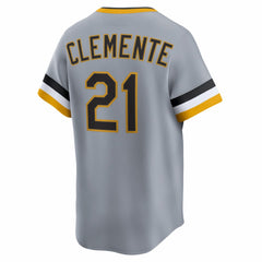 MLB Roberto Clemente Pittsburgh Pirates Nike Throwback Cooperstown Collection Limited Jersey