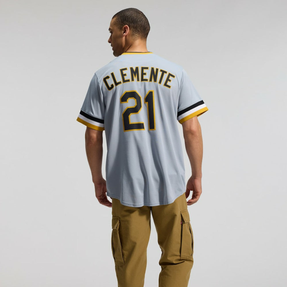 MLB Roberto Clemente Pittsburgh Pirates Nike Throwback Cooperstown Collection Limited Jersey