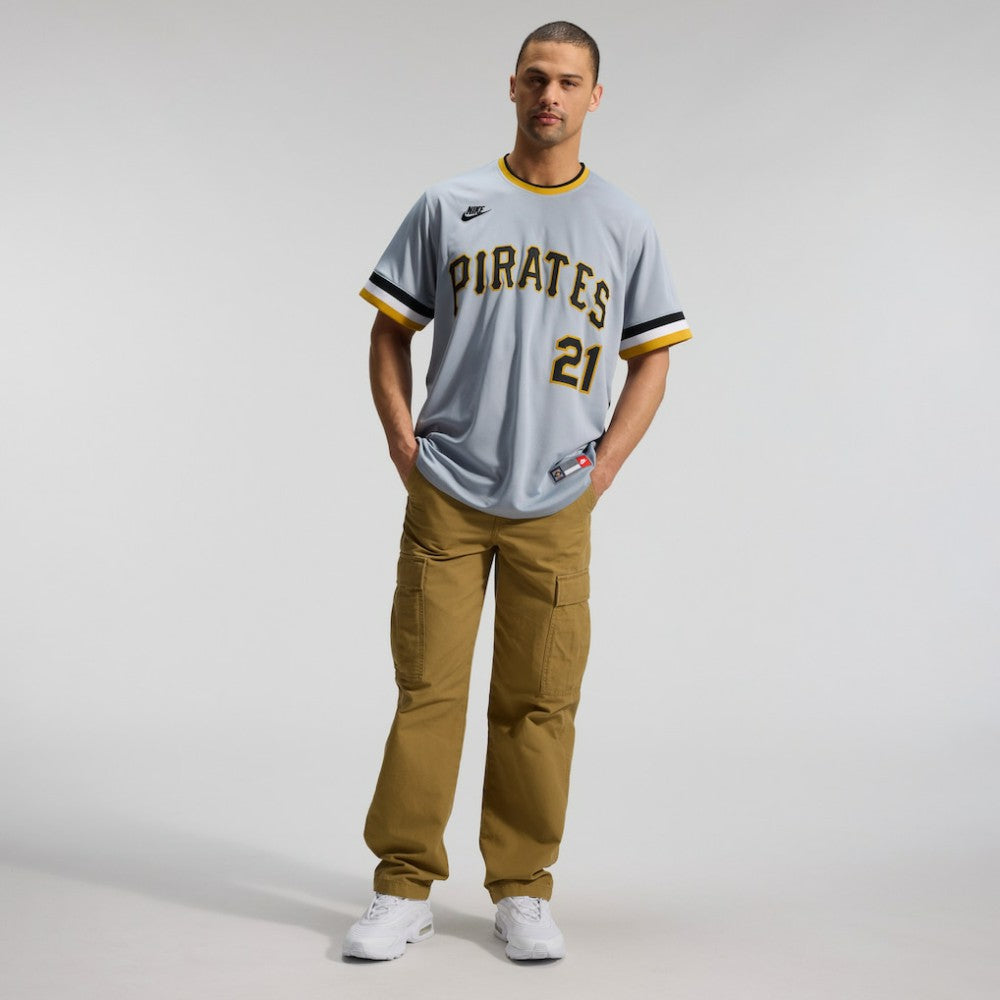 MLB Roberto Clemente Pittsburgh Pirates Nike Throwback Cooperstown Collection Limited Jersey