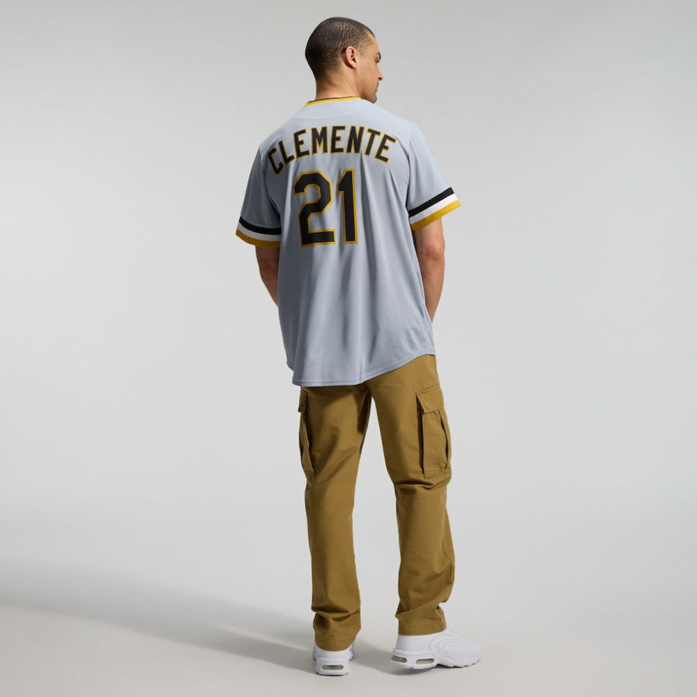 MLB Roberto Clemente Pittsburgh Pirates Nike Throwback Cooperstown Collection Limited Jersey