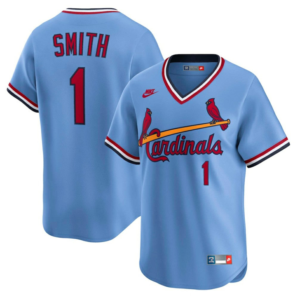 MLB Ozzie Smith St. Louis Cardinals Nike Throwback Cooperstown Collection Limited Jersey