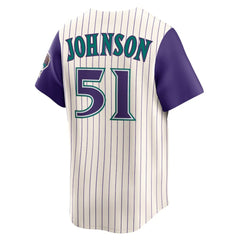MLB Randy Johnson Arizona Diamondbacks Nike Throwback Cooperstown Collection Limited Jersey