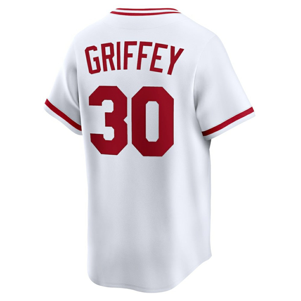 MLB Ken Griffey Cincinnati Reds Nike Throwback Cooperstown Collection Limited Jersey