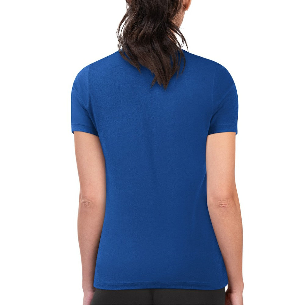 MLB Texas Rangers G-III 4Her by Carl Banks Women's Super-Slim Fit Lightweight Flowers Graphic T-Shirt