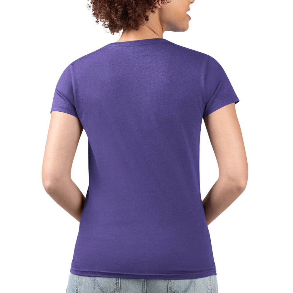 MLB Colorado Rockies G-III 4Her by Carl Banks Women's Super-Slim Fit Lightweight Flowers Graphic V-Neck T-Shirt