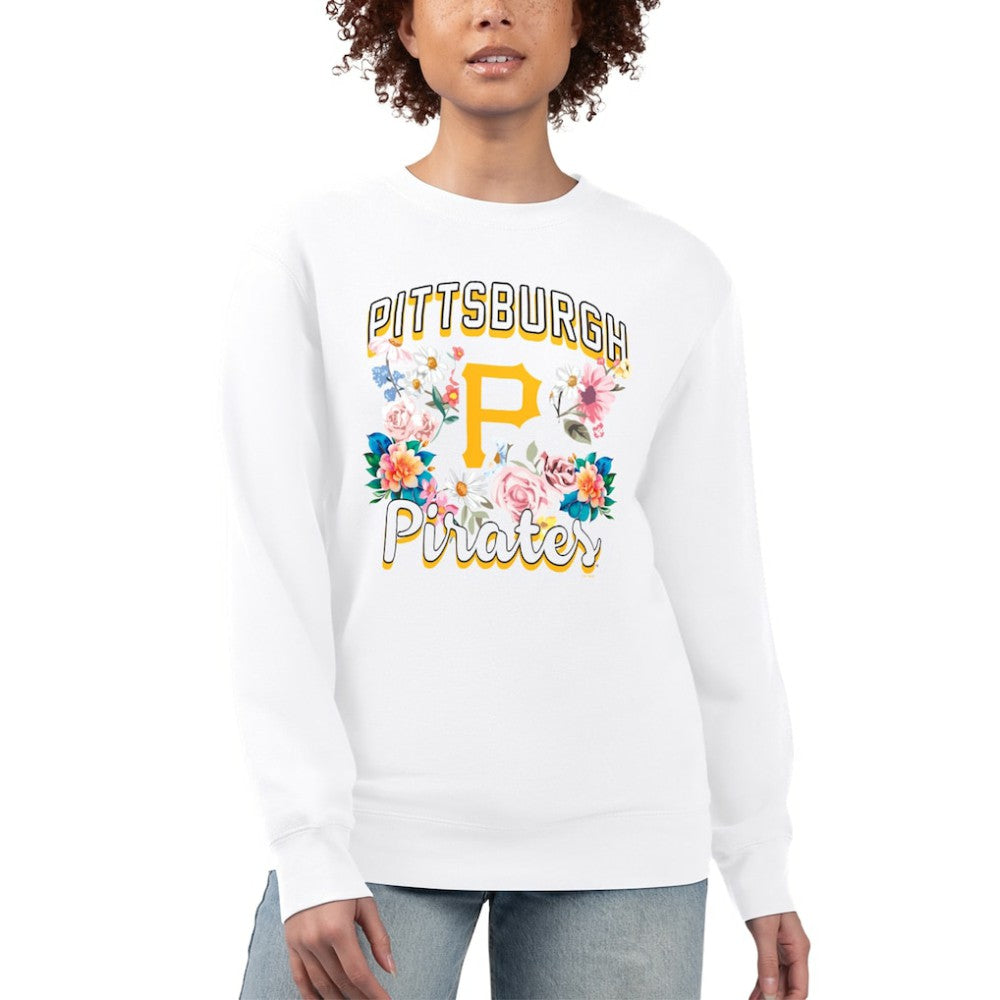 MLB Pittsburgh Pirates G-III 4Her by Carl Banks Women's Flowers Graphic Pullover Sweatshirt