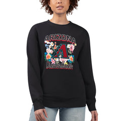 MLB Arizona Diamondbacks G-III 4Her by Carl Banks Women's Flowers Graphic Pullover Sweatshirt