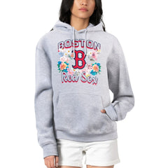 MLB Boston Red Sox G-III 4Her by Carl Banks Women's Flowers Graphic Pullover Hoodie