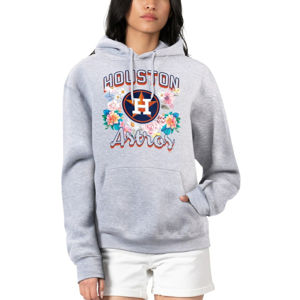 MLB Houston Astros G-III 4Her by Carl Banks Women's Flowers Graphic Pullover Hoodie