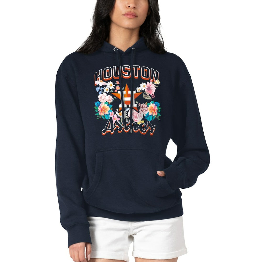MLB Houston Astros G-III 4Her by Carl Banks Women's Flowers Graphic Pullover Hoodie