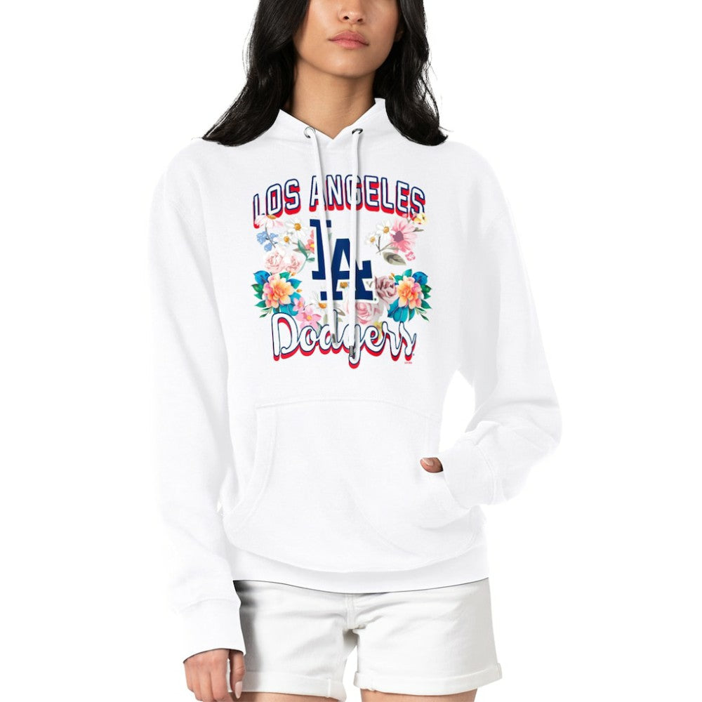 MLB Los Angeles Dodgers G-III 4Her by Carl Banks Women's Flowers Graphic Pullover Hoodie