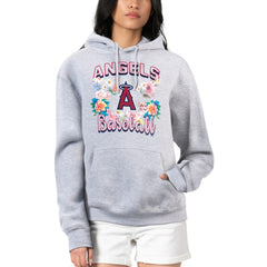 MLB Los Angeles Angels G-III 4Her by Carl Banks Women's Flowers Graphic Pullover Hoodie