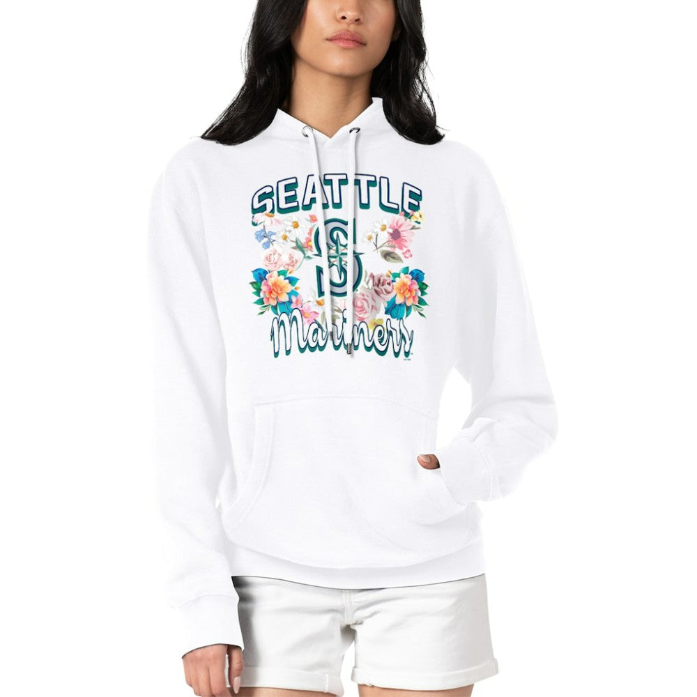 MLB Seattle Mariners G-III 4Her by Carl Banks Women's Flowers Graphic Pullover Hoodie