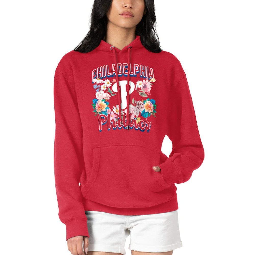 MLB Philadelphia Phillies G-III 4Her by Carl Banks Women's Flowers Graphic Pullover Hoodie