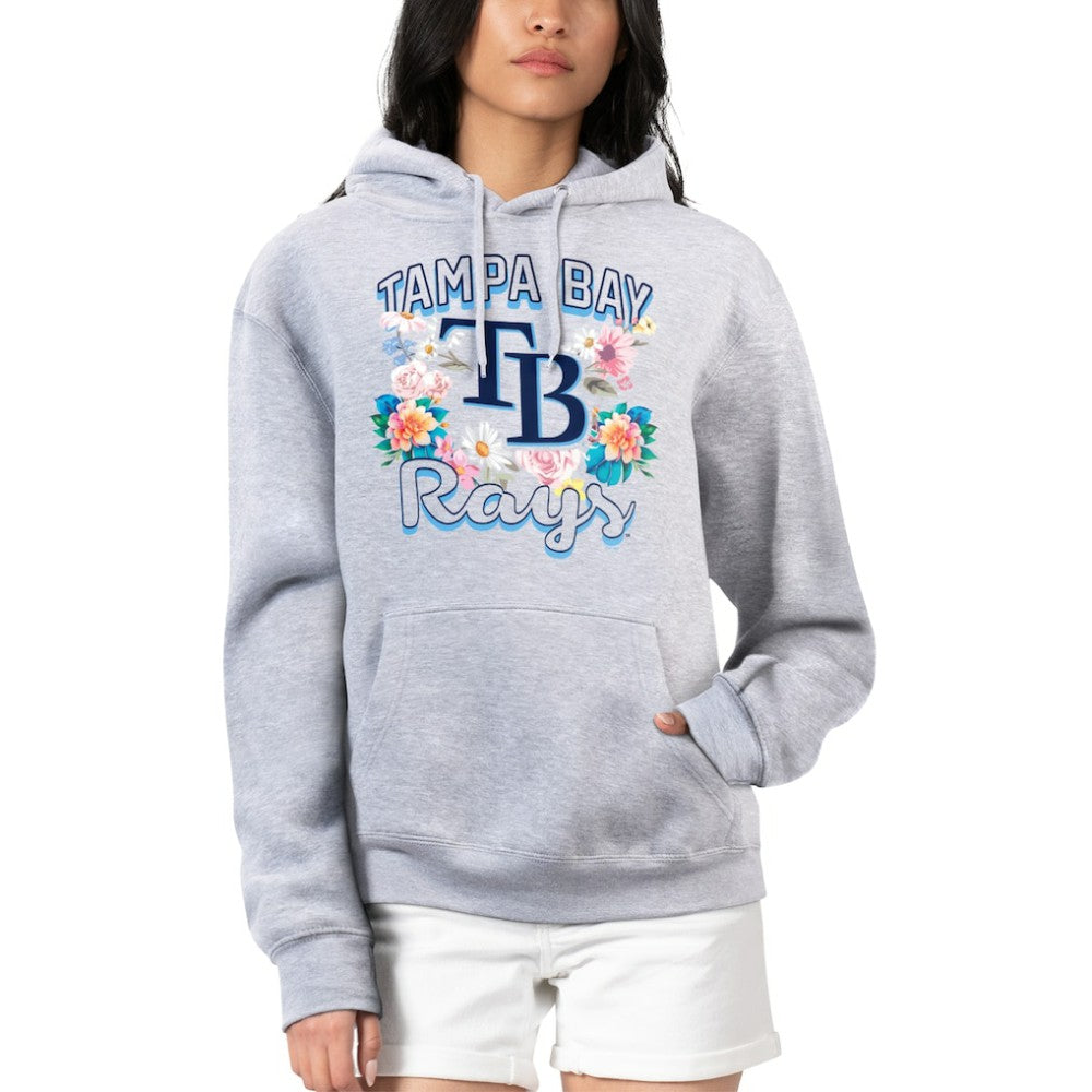 MLB Tampa Bay Rays G-III 4Her by Carl Banks Women's Flowers Graphic Pullover Hoodie