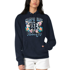 MLB Tampa Bay Rays G-III 4Her by Carl Banks Women's Flowers Graphic Pullover Hoodie