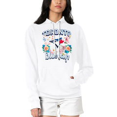 MLB Toronto Blue Jays G-III 4Her by Carl Banks Women's Flowers Graphic Pullover Hoodie