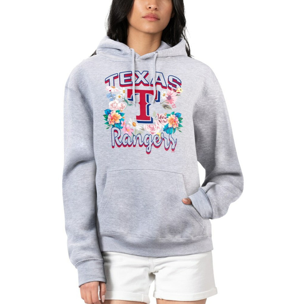 MLB Texas Rangers G-III 4Her by Carl Banks Women's Flowers Graphic Pullover Hoodie