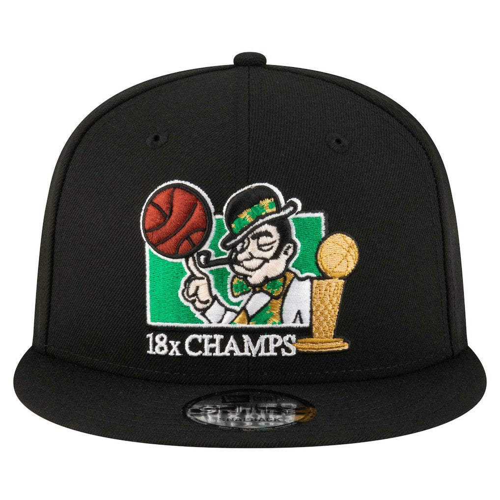 NBA Boston Celtics Lucky 18x Champs 9FIFTY Snapback Hat