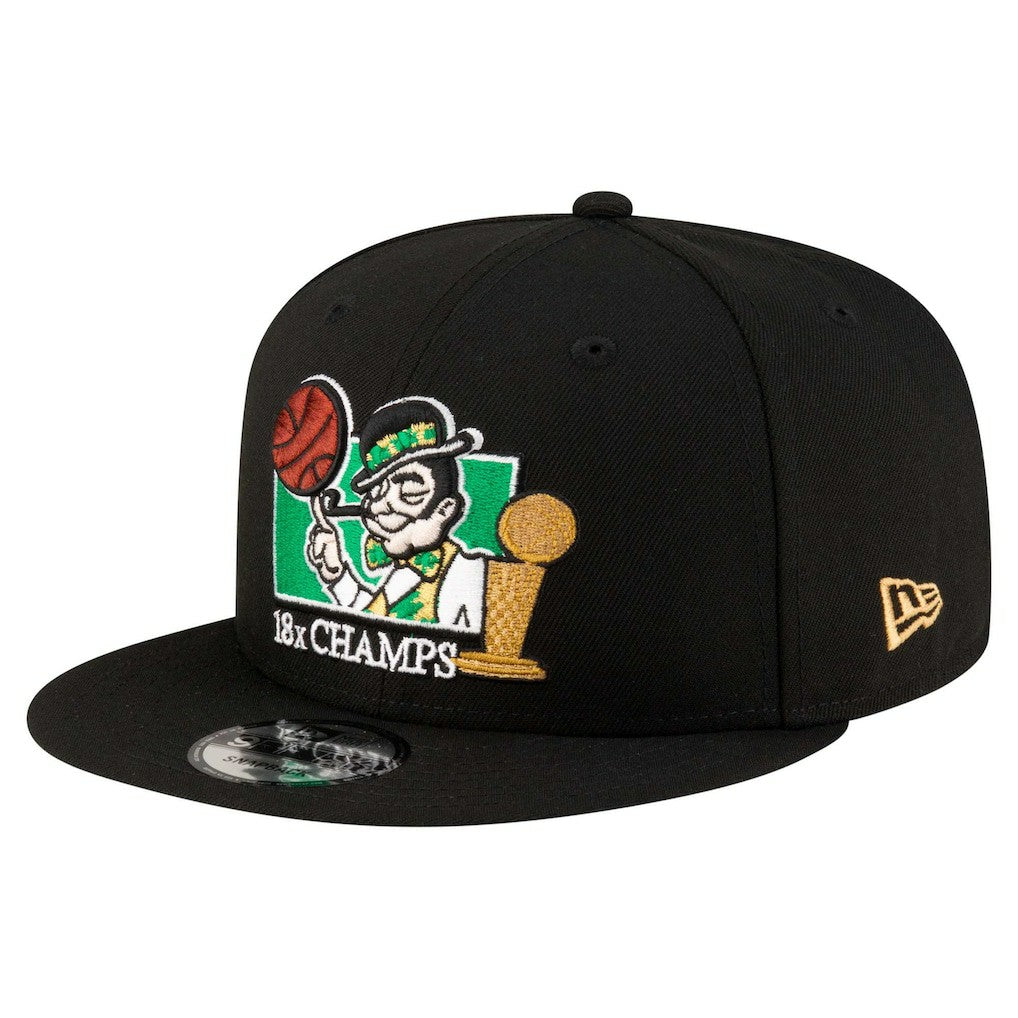 NBA Boston Celtics Lucky 18x Champs 9FIFTY Snapback Hat