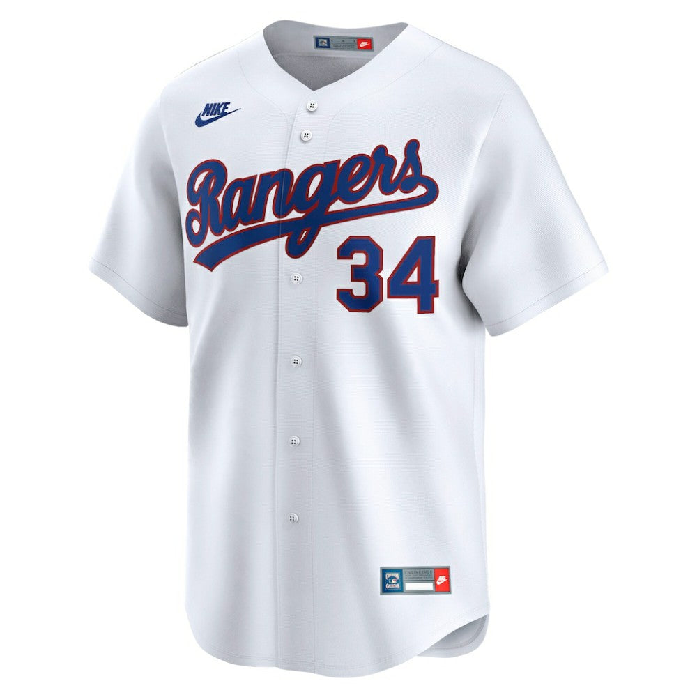 MLB Nolan Ryan Texas Rangers Nike Throwback Cooperstown Collection Limited Jersey
